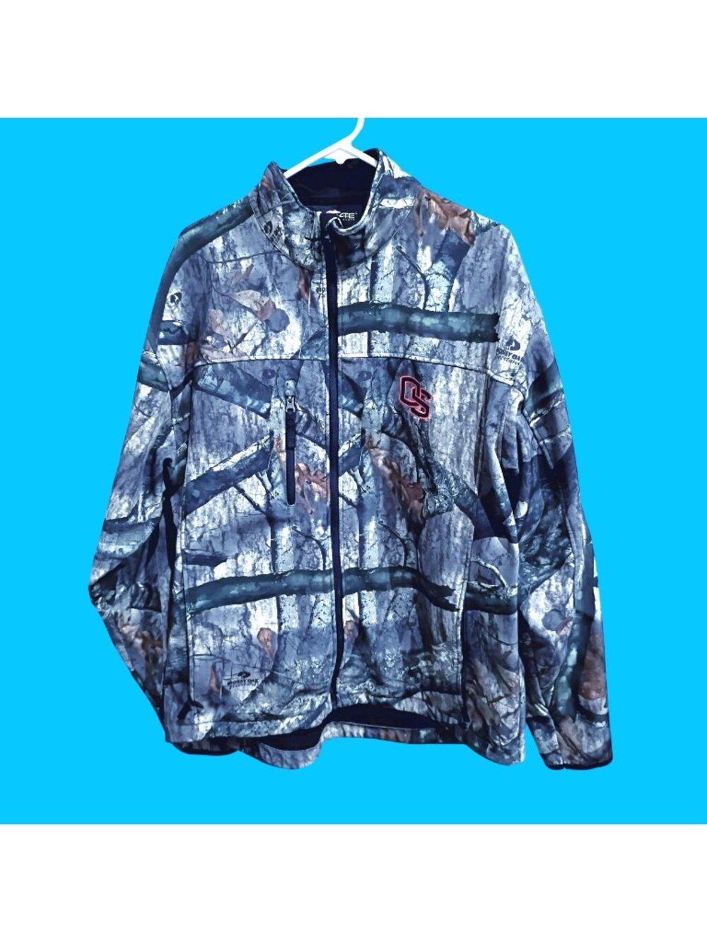 Oregon State Beavers Camo Jacket Mossy Oak Realtree Full Zip Men's XXL